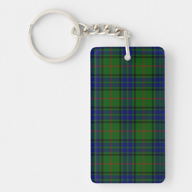 Lauder tartan blå grön ruta (Framsidan)