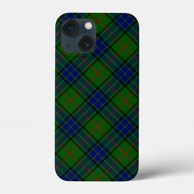 Lauder tartan Blue grönt plaid (Baksida)