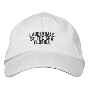 Lauderdale by Sea Florida Hat Broderad Keps