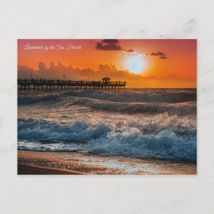 Lauderdale by Sea, Florida - Stänk Walls Vykort