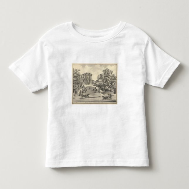 Laugenour uppehåll, skogsmark tee shirt (Framsida)