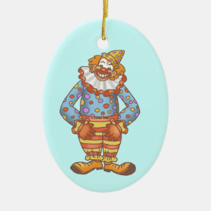 Laugh Clown Julgransprydnad Keramik