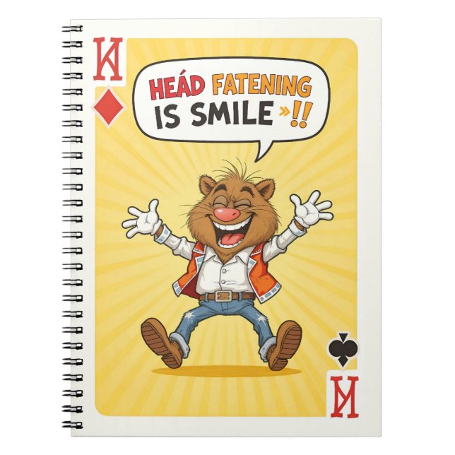 Laugh Deck Anteckningsbok (Framsidan)
