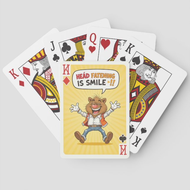 Laugh Deck Poker-kort Casinokort (Baksidan)