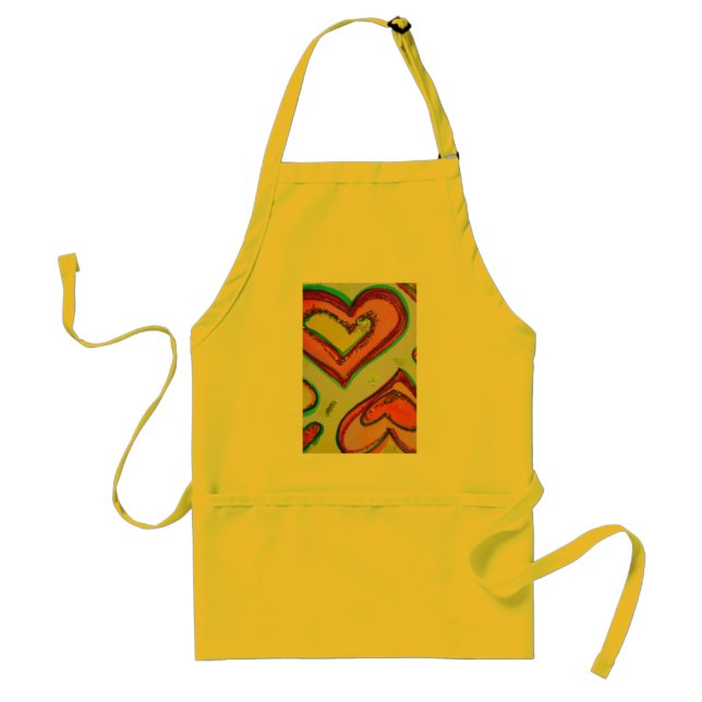Laugh Hearts Apron Förkläde (Framsidan)