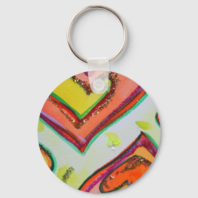 Laugh Hearts Keychain Nyckelring (Framsida)