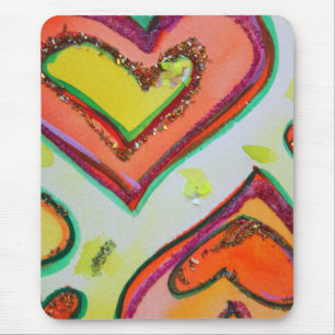 Laugh Hearts Mousepad Musmatta