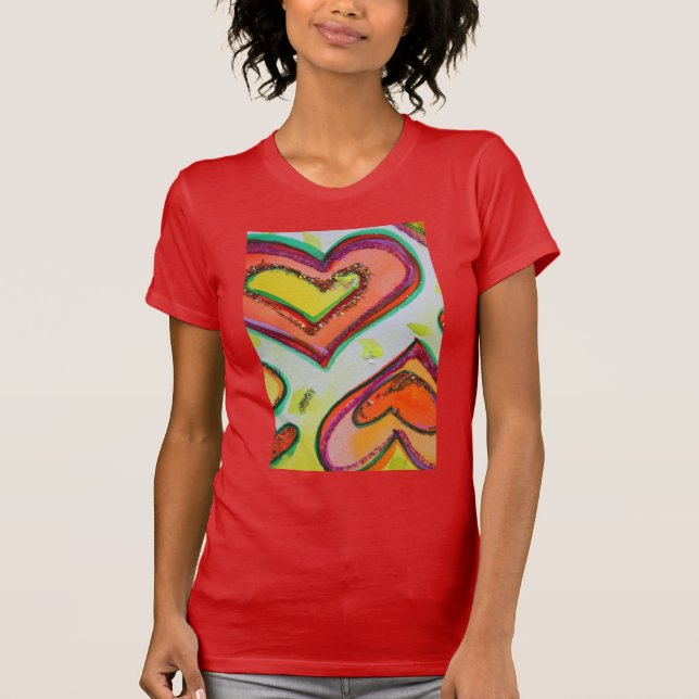 Laugh Hearts Shirt T-shirt (Framsida)