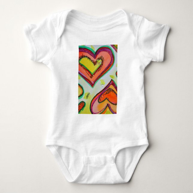 Laugh Hearts Shirt Tröja (Framsida)