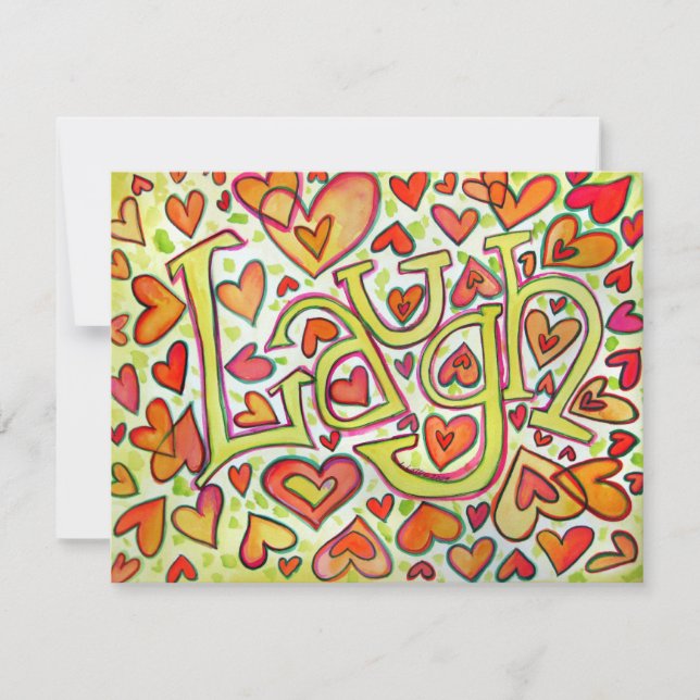 Laugh Inbjudan (Framsida)