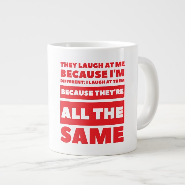 Laugh Jumbo Mugg (Framsida höger)