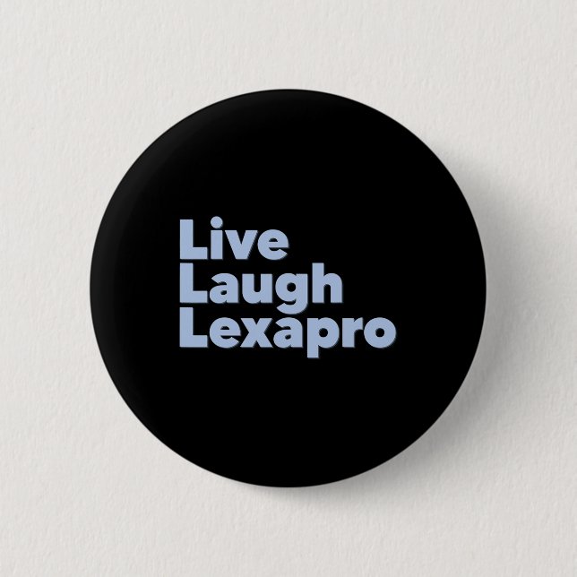 Laugh Lexapro Mental Health Suicide Awareness Knapp (Framsida)