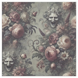 Laugh Linjer - Gothic Påstående Tile Tyg