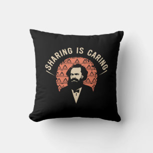 Laugh med Karl Marx Memes - Delning tar hand om Kudde