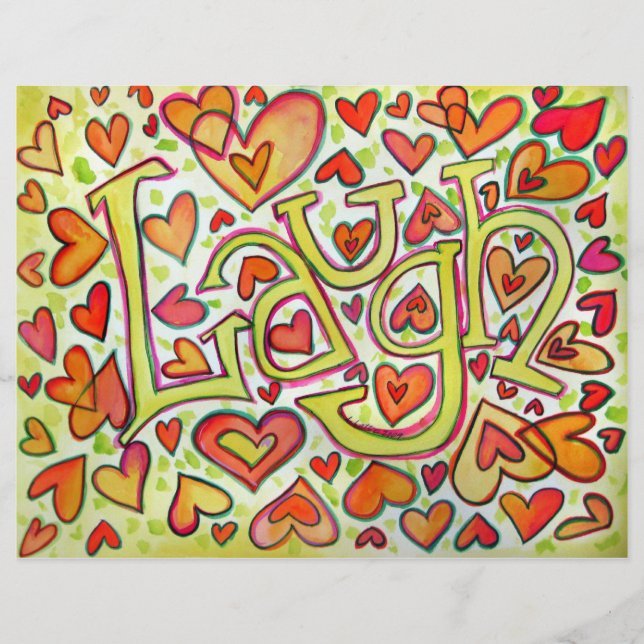 Laugh Mini Print Reklamblad (Framsidan)