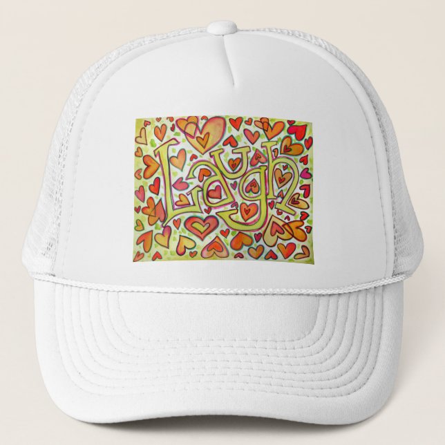 Laugh Ord Art Hap eller Caps Keps (Framsida)