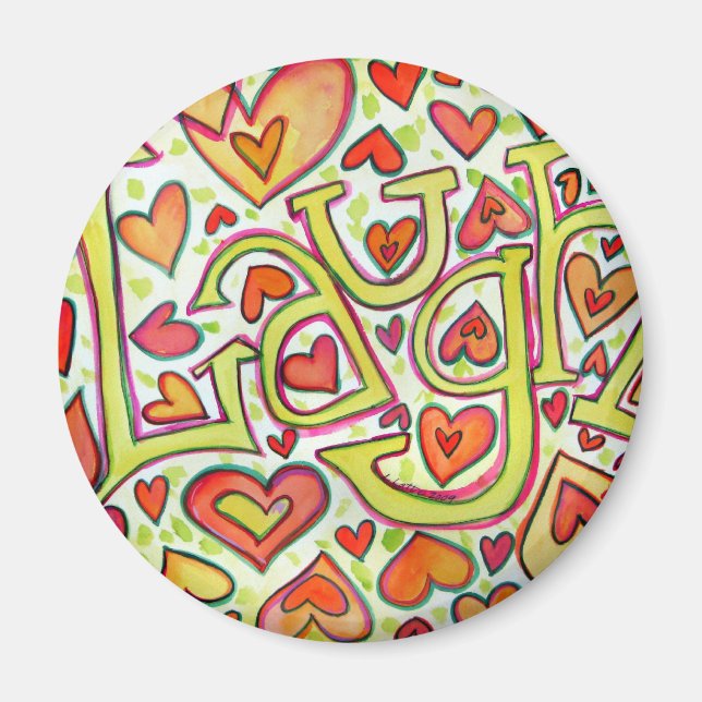 Laugh Ord Art Magnet (Framsidan)