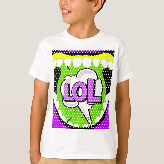 Laugh Out Loud T Shirt (Framsida)