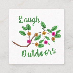 Laugh Outdoor Fyrkantigt Visitkort