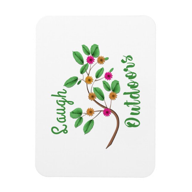 Laugh Outdoor Magnet (Vertikal)