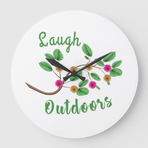 Laugh Outdoor Stor Klocka