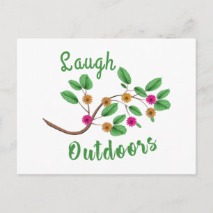 Laugh Outdoor Vykort