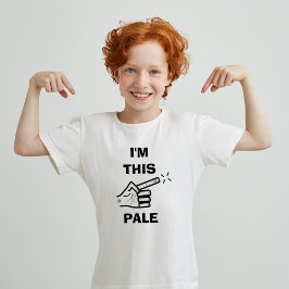 Laugh på ditt skämt (jag är den här bleken) t shirt