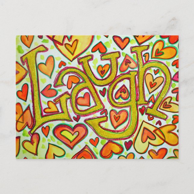 Laugh-postkort Vykort (Framsida)