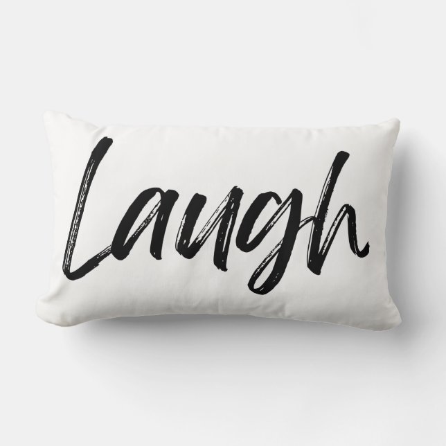 Laugh Print Dekorativ kudde (Framsida)