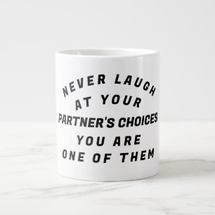 Laugh, T-Shirt Jumbo Mugg