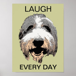 Laugh Varje dag Poster pop Art
