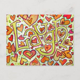 Laugh-vykort Vykort