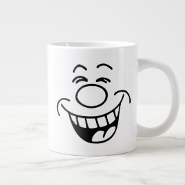 Laughing Ansikte Emoji Jumbo Mugg