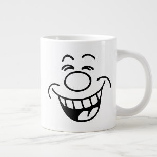 Laughing Ansikte Emoji Jumbo Mugg