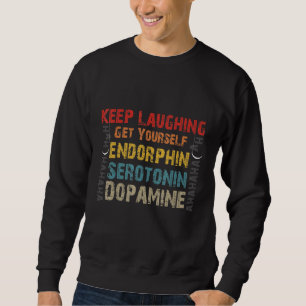 Laughing av Behållan för citattecken för den beröm Lång Ärmad Tröja