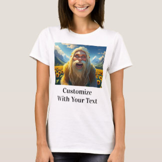 Laughing Bigfoot-blommor T Shirt