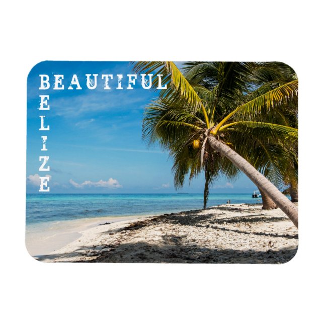 Laughing Bird Caye - Belize Magnet (Horisontell)