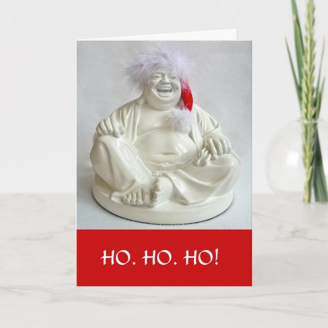 Laughing Buddha Helgdag Gift Card Helgkort (Framsida)