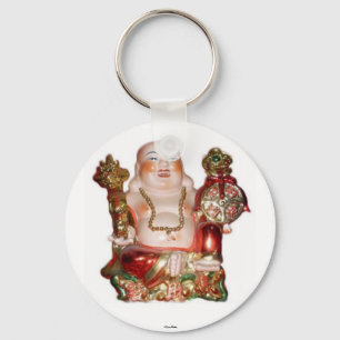 Laughing Buddha Keychain Nyckelring