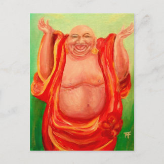 Laughing Buddha Vykort