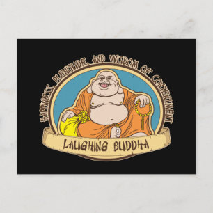 Laughing Buddha Vykort