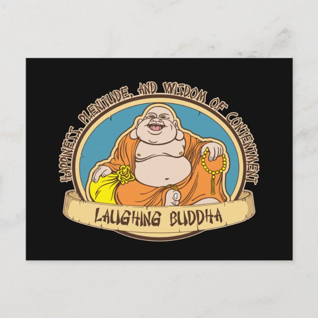 Laughing Buddha Vykort (Framsida)