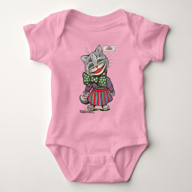 Laughing Cat, Louis Wain T Shirt (Framsida)