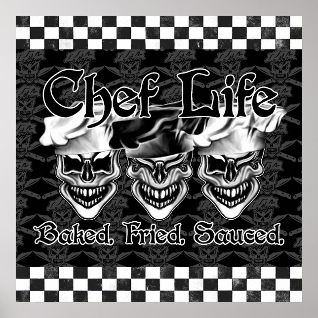 Laughing Chef Döskallars Poster (Framsidan)