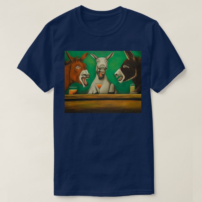 Laughing Donkey 1 T Shirt (Design framsida)