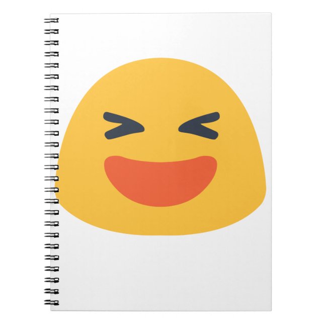 Laughing Emoji Anteckningsbok (Framsidan)