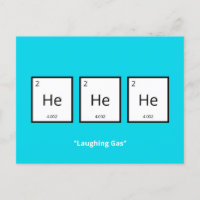 Laughing Gas Helium | Humous Science Pun Holida