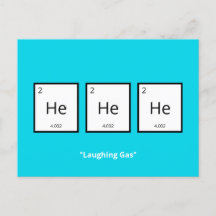 Laughing Gas Helium | Humous Science Pun Holida