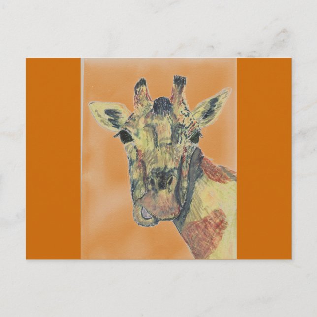 Laughing Giraffe Vykort (Framsida)