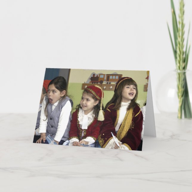 Laughing Girls Kort (Framsida)